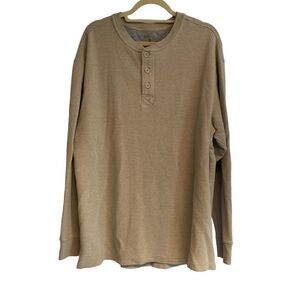 RedHead shirt thermal style pullover Henley style long sleeve size X-Large